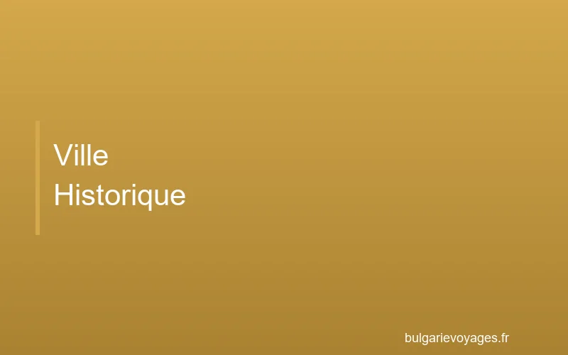 Ville historique des Balkans, architecture ottomane et byzantine