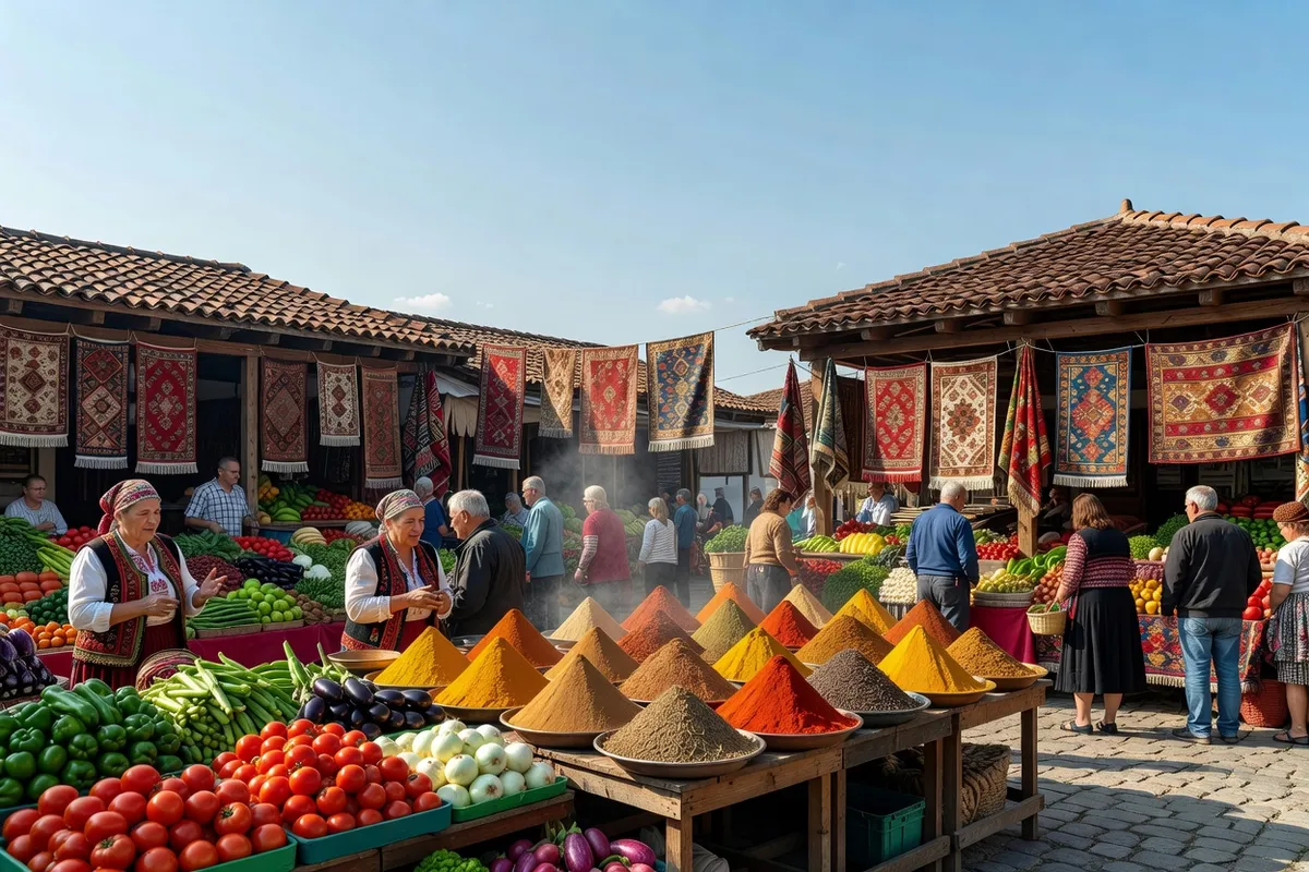 Marchés et souvenirs authentiques en Bulgarie 2026