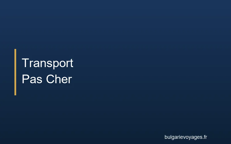 Transport en commun en Bulgarie, option économique pour voyager pas cher