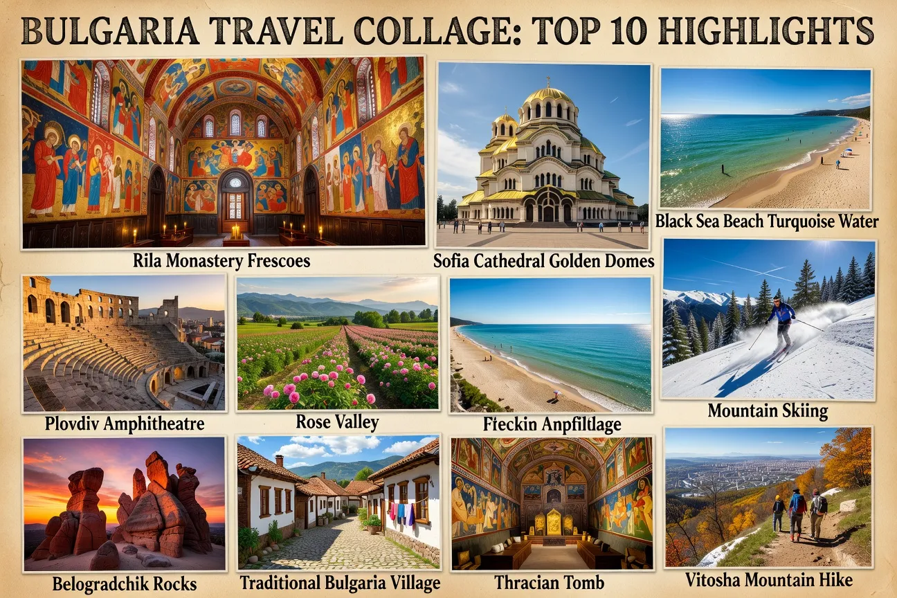Top 10 choses à faire en Bulgarie 2026